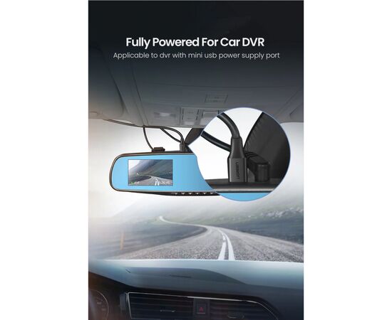 Дата кабель USB 2.0 AM to Mini 5P 0.5m black Ugreen (10354), изображение 9