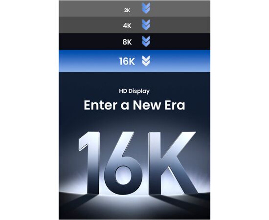 Кабель мультимедийный DisplayPort M to DisplayPort M 2.0m 16K DP118 black UGREEN (15384), изображение 3