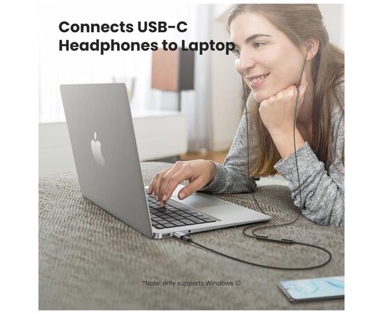 Переходник USB 3.0 AM to USB-C F gray UGREEN (50533), изображение 5