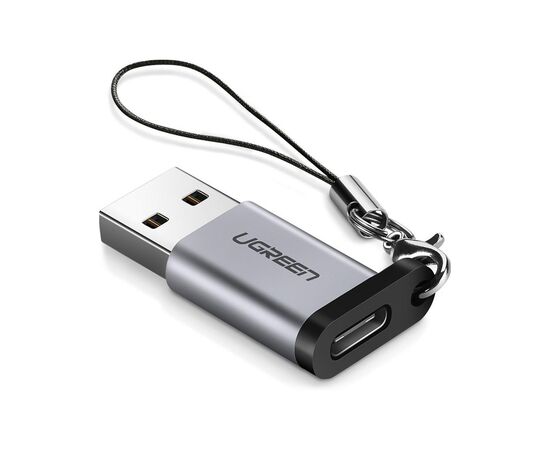 Переходник USB 3.0 AM to USB-C F gray UGREEN (50533)