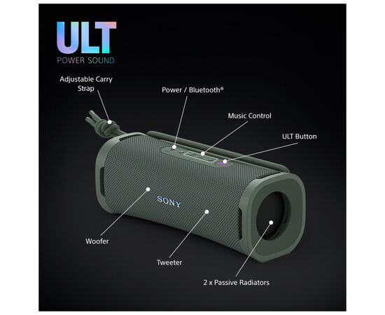 Акустическая система Sony ULT FIELD 1 Green (SRSULT10H.E), изображение 7