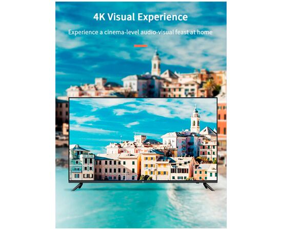 Кабель мультимедийный HDMI M to HDMI M 1.0m V2.0 4K60Hz Cabletime (CA915293), изображение 2