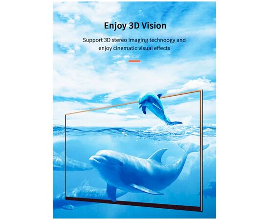 Кабель мультимедийный HDMI M to HDMI M 1.0m V2.0 4K60Hz Cabletime (CA915293), изображение 3