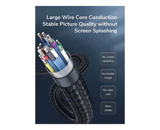 Кабель мультимедийный DisplayPort M to HDMI M 1.8m 4K30Hz Cabletime (CA915323), изображение 6