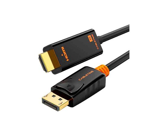 Кабель мультимедійний DisplayPort M to HDMI M 1.8m V1.2 4K60Hz Cabletime (CA915316)