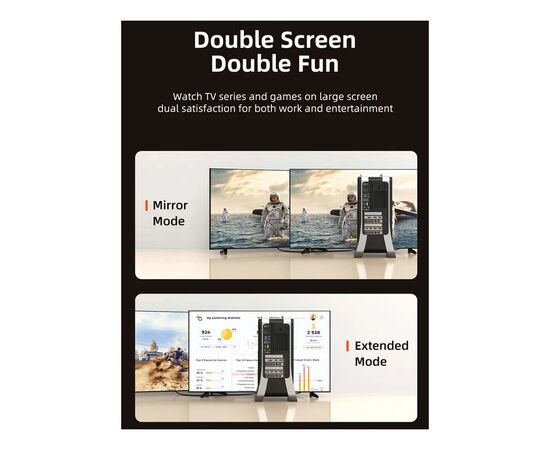 Кабель мультимедійний DisplayPort M to HDMI M 8K60Hz Cabletime (CA916405), зображення 6