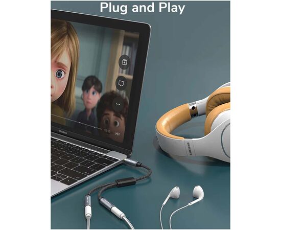 Кабель мультимедийный 3.5mm M to 2x3.5mm F 0.2m Cabletime (CA915248), изображение 5