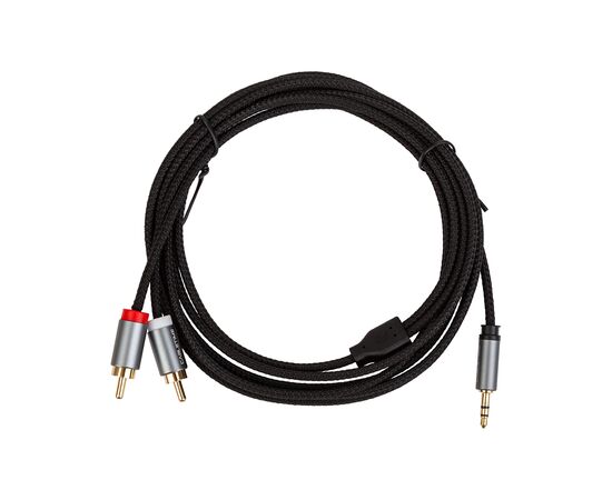 Кабель мультимедийный 3.5mm M to 2xRCA M 3.0m Cabletime (CA914067), изображение 2