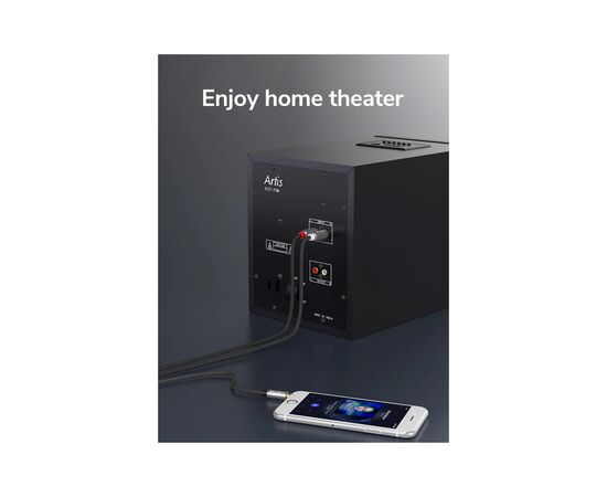 Кабель мультимедийный 3.5mm M to 2xRCA M 3.0m Cabletime (CA914067), изображение 6