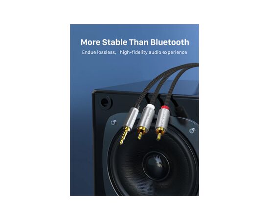 Кабель мультимедийный 3.5mm M to 2xRCA M 3.0m Cabletime (CA914067), изображение 7