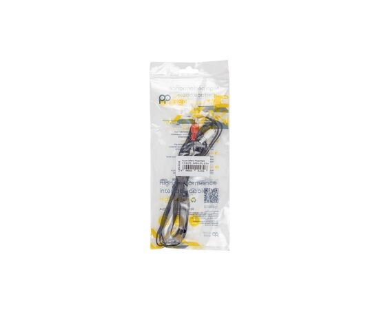 Кабель мультимедийный 3.5mm M to 2xRCA M 2.5m PowerPlant (CA914326), изображение 4