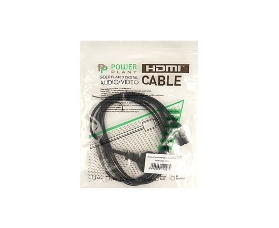 Кабель питания C7 1.8m black PowerPlant (CA910274), изображение 3