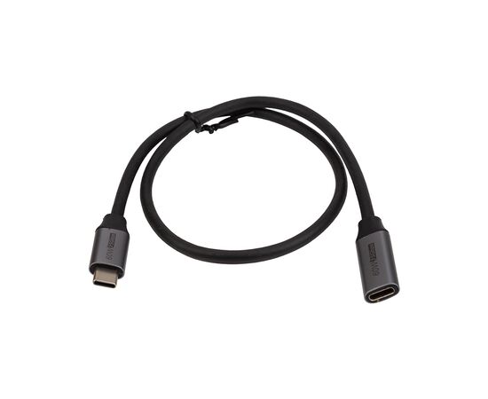 Дата кабель USB-C M to USB-C F 0.5m 5Gbps 60W 4K60Hz Cabletime (CA913664)