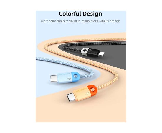 Дата кабель USB-C to USB-C 1.0m PD60W Cabletime (CA915743), изображение 3