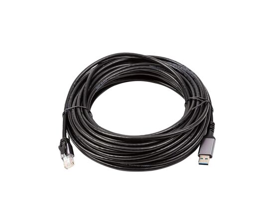 Дата кабель USB AM to RJ45 Ethernet 15.0m CAT6 UTP PowerPlant (CA915026), изображение 2