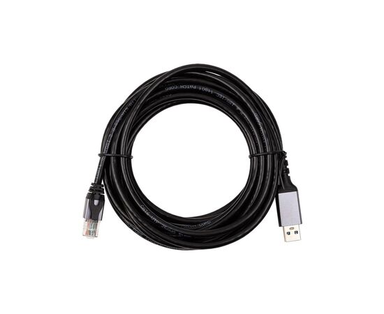 Дата кабель USB AM to RJ45 Ethernet 5.0m CAT6 UTP PowerPlant (CA915002)