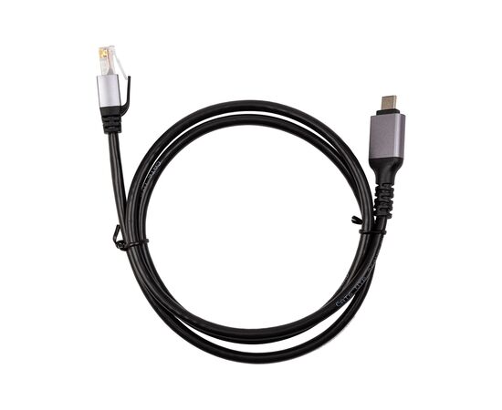 Дата кабель USB-C to RJ45 Ethernet 1.0m PowerPlant (CA914913)