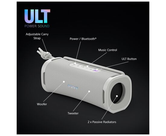 Акустическая система Sony ULT FIELD 1 White (SRSULT10W.E), изображение 5