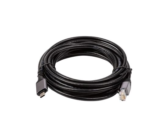 Дата кабель USB-C to RJ45 Ethernet 5.0m PowerPlant (CA914944), изображение 2