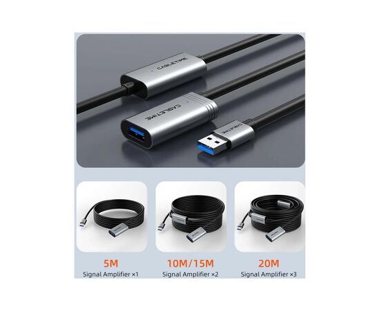 Дата кабель USB 3.0 AM/AF 10.0m active Cabletime (CA915170), изображение 6