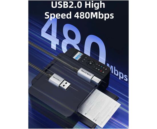 Кабель для принтера USB 2.0 AM/BM 2.0m Cabletime (CA915217), зображення 5