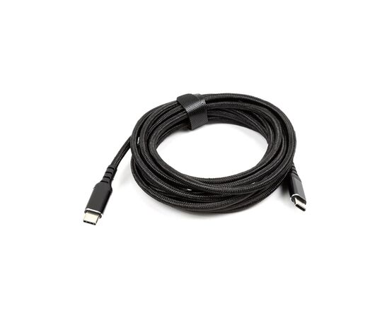 Дата кабель USB-C to USB-C 3.0m PD60W black San Guan (CA914104), зображення 2