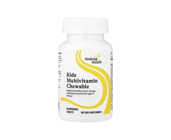 Витаминно-минеральный комплекс Seeking Health Мультивитамины для детей от 4 лет, Kids Multivitamin Chewable, 60 жев (SKH-52199)