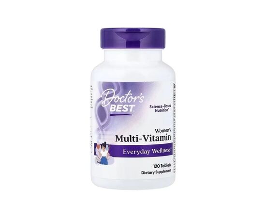 Витаминно-минеральный комплекс Doctor's Best Мультивитамины для женщин, Women''s Multi-Vitamin, 120 таблеток (DRB-00613)