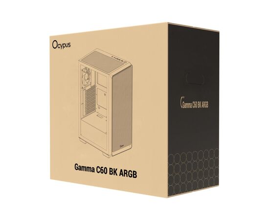 Корпус OCYPUS GAMMA C60 BK ARGB (GAMMA-C60-BKG400XX-GL), изображение 11