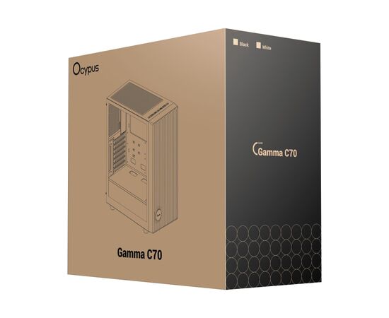 Корпус OCYPUS GAMMA C70 BK (GAMMA-C70-BKG000XX-GL), изображение 10