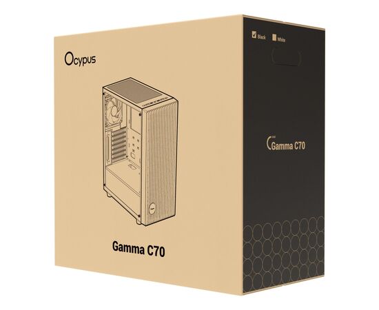Корпус OCYPUS GAMMA C70 BK ARGB (GAMMA-C70-BKG400XX-GL), зображення 10