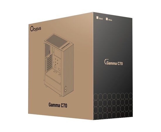 Корпус OCYPUS GAMMA C70 WH (GAMMA-C70-WHG000XX-GL), изображение 10