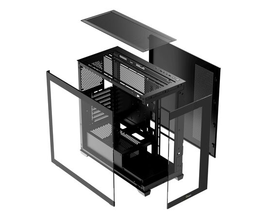 Корпус OCYPUS GAMMA C72 BK (GAMMA-C72-BKD000XX-GL), изображение 7