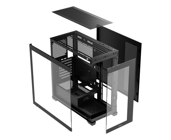 Корпус OCYPUS GAMMA C72 BK ARGB (GAMMA-C72-BKD400XX-GL), изображение 9