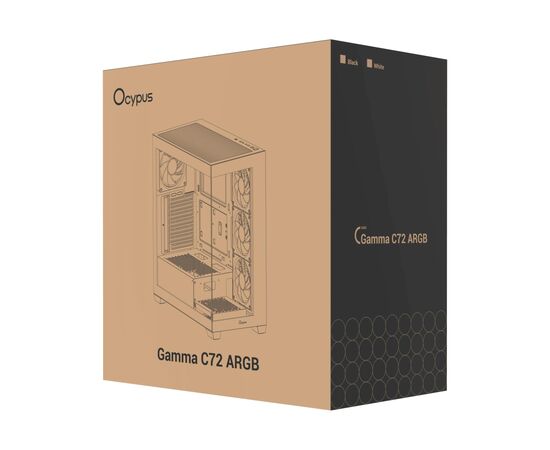 Корпус OCYPUS GAMMA C72 WH ARGB (GAMMA-C72-WHD400XX-GL), изображение 12