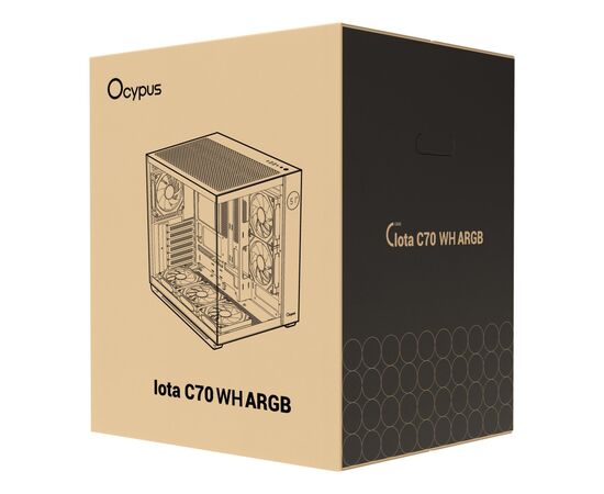 Корпус OCYPUS IOTA C70 WH ARGB (IOTA-C70-WHD600XX-GL), зображення 11