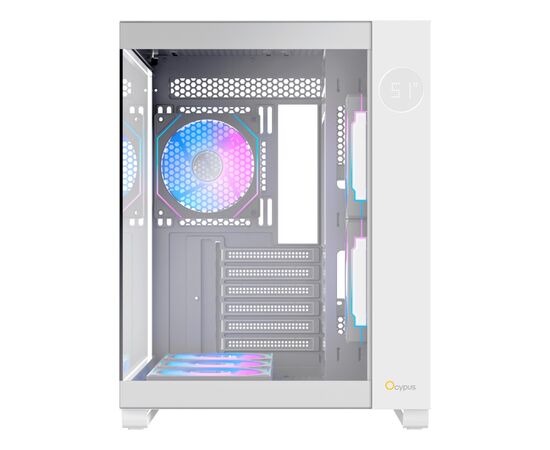 Корпус OCYPUS IOTA C70 WH ARGB (IOTA-C70-WHD600XX-GL), зображення 2