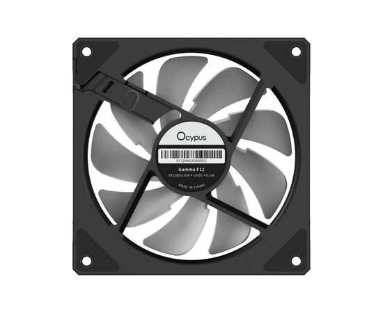 Кулер до корпусу OCYPUS GAMMA F12 BK ARGB (GAMMA-F12-BK1AM00X-GL), зображення 5