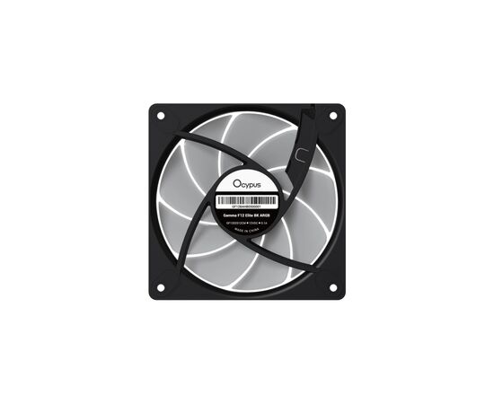 Кулер до корпусу OCYPUS GAMMA F12 ELITE BK ARGB (GAMMA-F12-BK1AM00E-GL), зображення 6