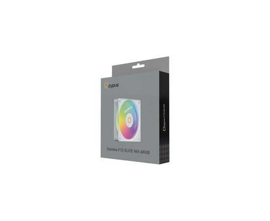 Кулер до корпусу OCYPUS GAMMA F12 ELITE WH ARGB (GAMMA-F12-WH1AM00E-GL), зображення 6