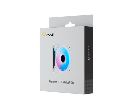 Кулер до корпусу OCYPUS GAMMA F12 WH ARGB (GAMMA-F12-WH1AM00X-GL), зображення 6