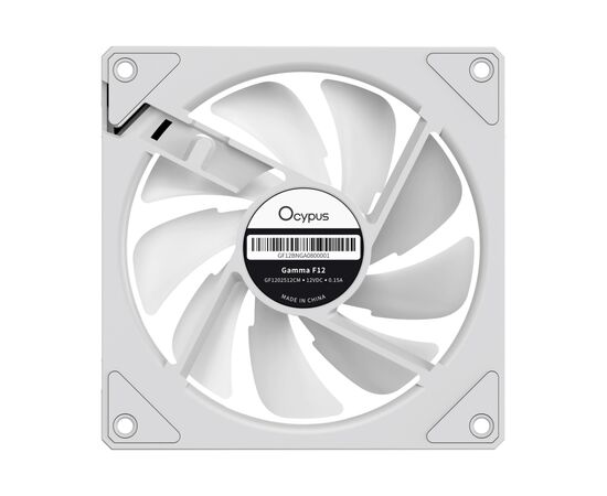Кулер до корпусу OCYPUS GAMMA F12 WH ARGB REVERSE BLADE (GAMMA-F12-WH1AM01X-GL), зображення 5