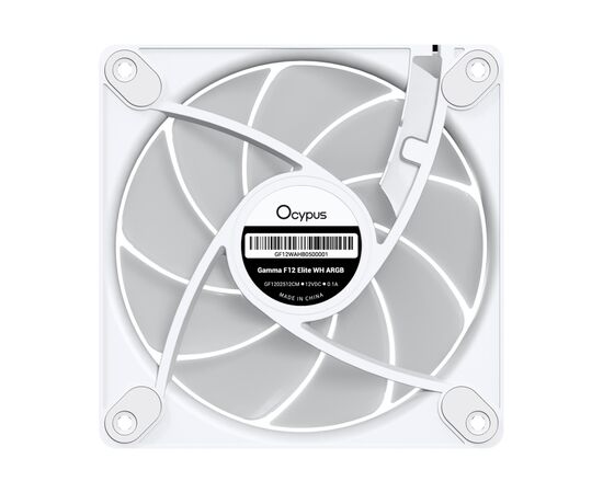 Кулер до корпусу OCYPUS GAMMA F12 ELITE WH A (GAMMA-F12-WH3AM00E-GL), зображення 7