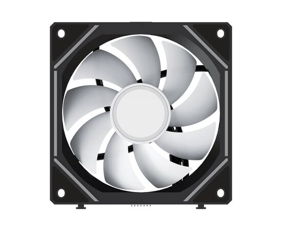 Кулер до корпусу OCYPUS GAMMA F12 UNI BK ARG (GAMMA-F12-BK3AM00U-GL), зображення 4