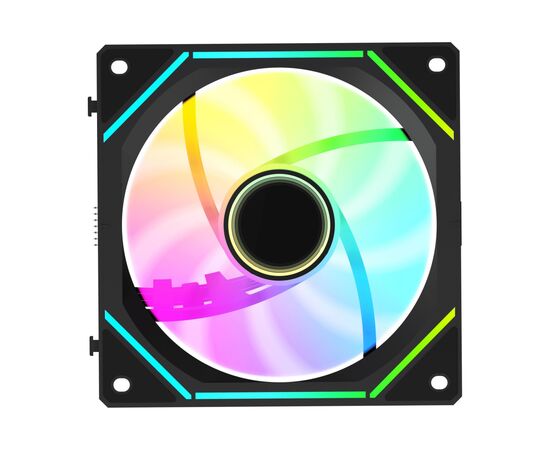 Кулер для корпуса OCYPUS GAMMA F12 UNI BK ARG (GAMMA-F12-BK3AM01U-GL), изображение 2