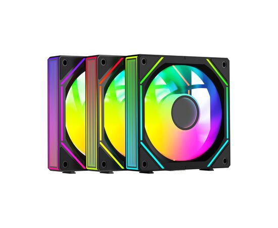 Кулер для корпуса OCYPUS GAMMA F12 UNI BK ARG (GAMMA-F12-BK3AM01U-GL)