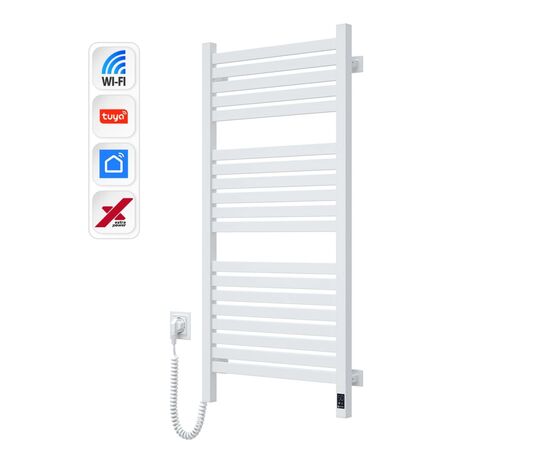 Сушарка для рушників Navin Авангард Х, 1000х480х71мм, Wi-Fi, лівобічна,, білий (12-172155-4810)