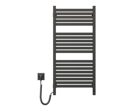 Сушарка для рушників Navin Авангард Х 1000х480 Wi-Fi лівобічна чорний муар (12-272155-4810), зображення 4