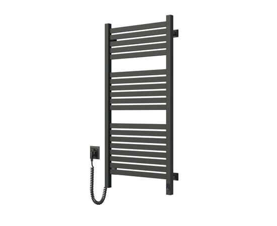 Сушарка для рушників Navin Авангард Х 1000х480 Wi-Fi лівобічна чорний муар (12-272155-4810), зображення 5