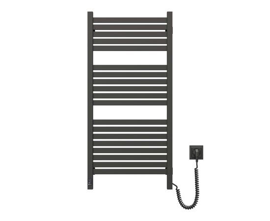 Сушарка для рушників Navin Авангард Х 1000х480 Wi-Fi правобічна чорний муар (12-272055-4810), зображення 4